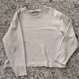 Cozy Beige Knit Sweater